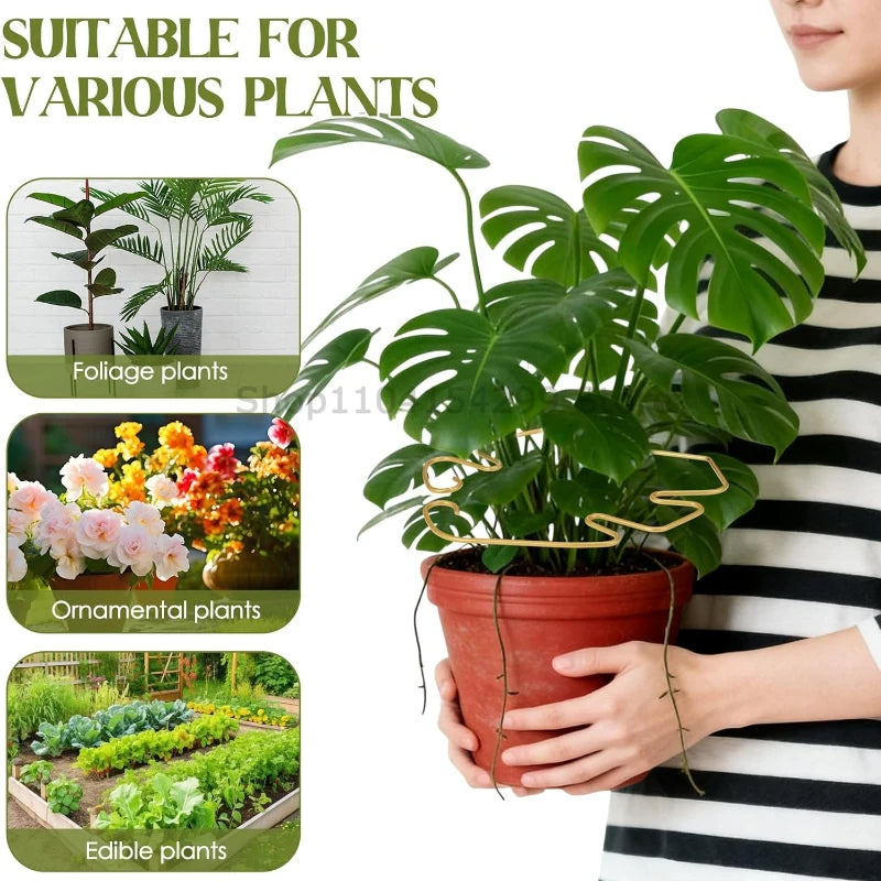 مشابك دعم نباتات معدنية قابلة للتعديل