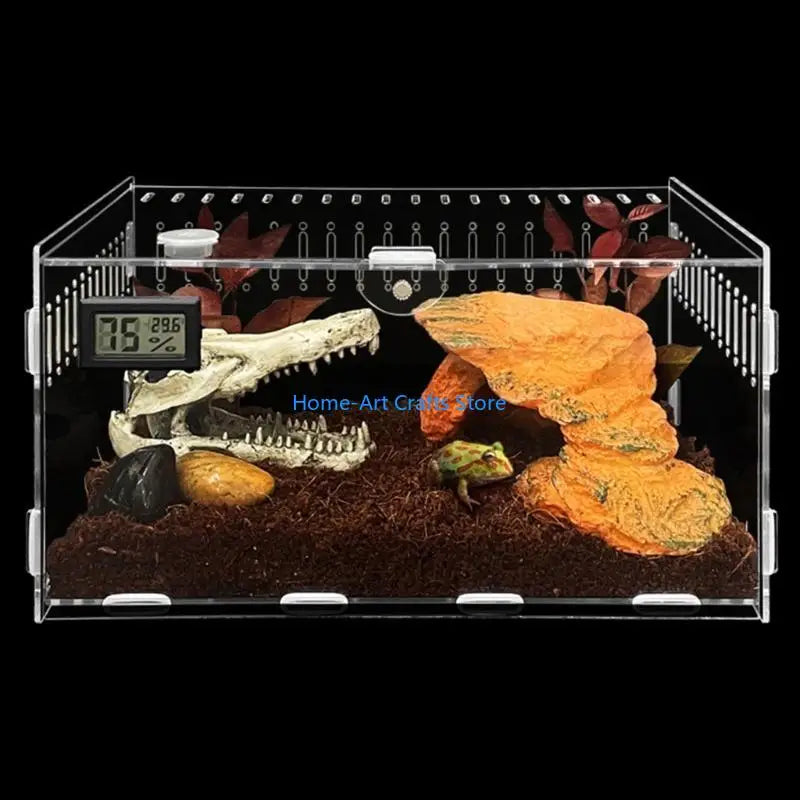 حوض زجاجي للزواحف، العناكب، والحيوانات الصغيرة