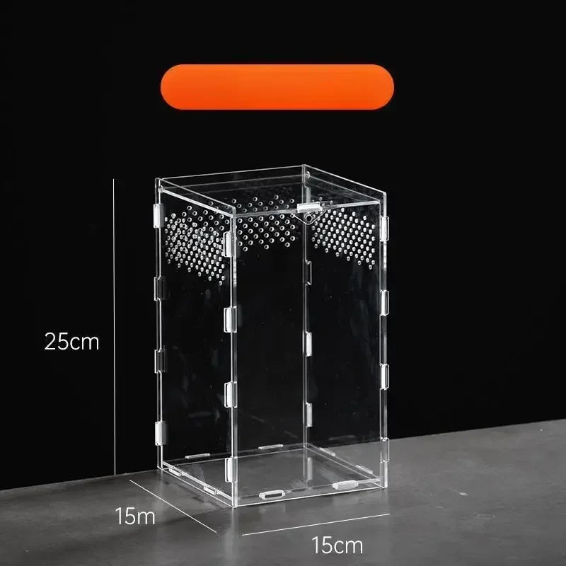 حوض زجاجي أكريليك للزواحف