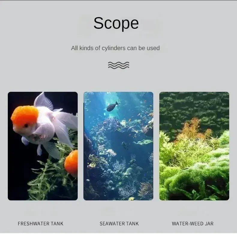 مقياس درجة حرارة دقيق وسهل القراءة لحوض الأسماك