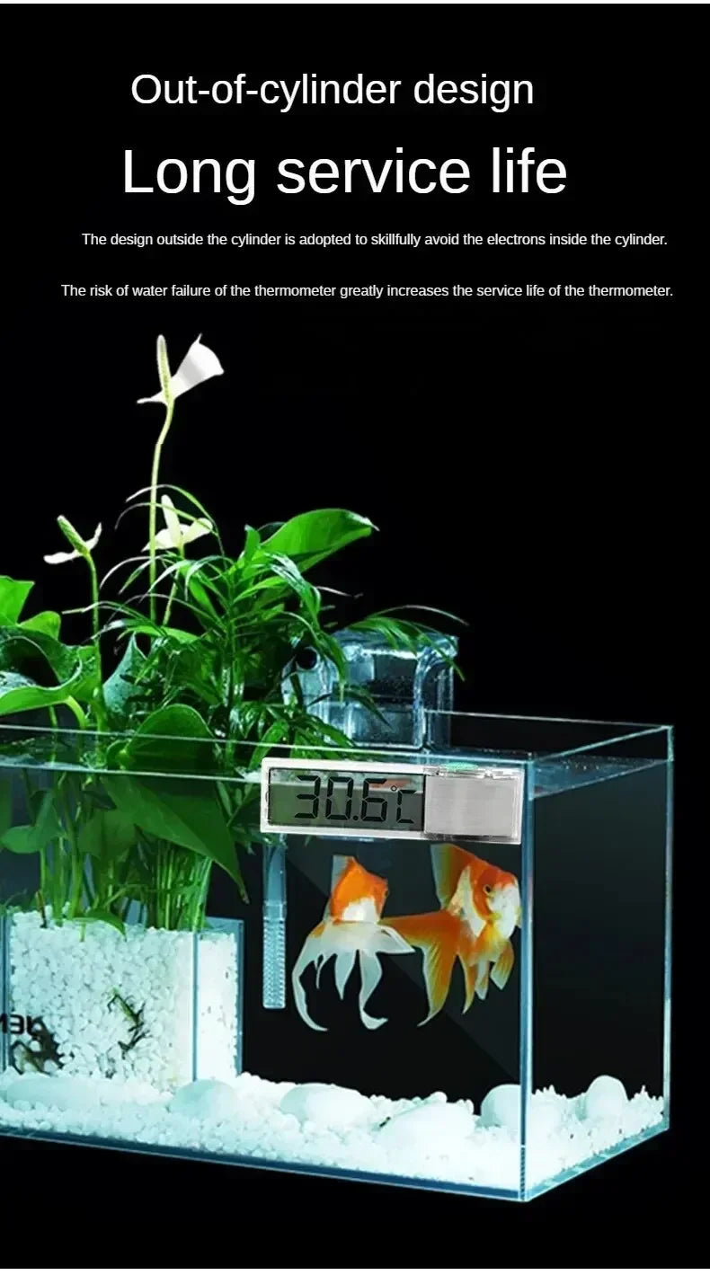 مقياس درجة حرارة دقيق وسهل القراءة لحوض الأسماك