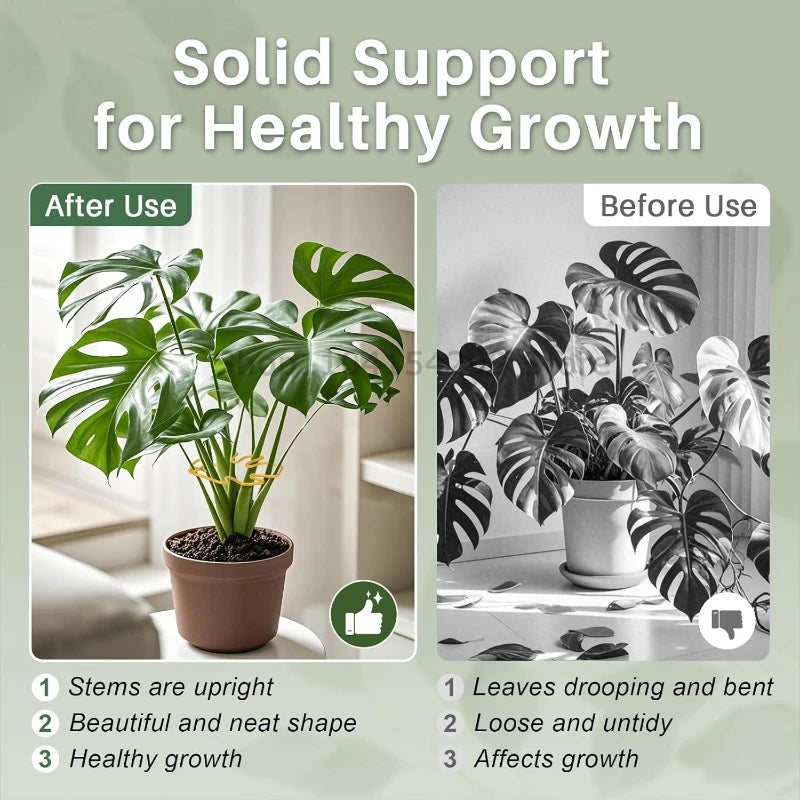 مشابك دعم نباتات معدنية قابلة للتعديل